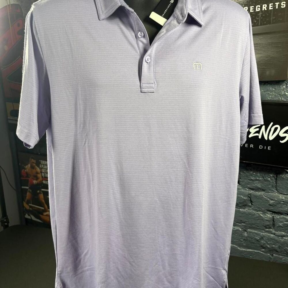 NWT Travis Mathew Performance Polo — Men’s Large Lavender Purple